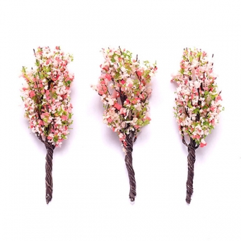 핑크꽃나무 미니어처(5개)